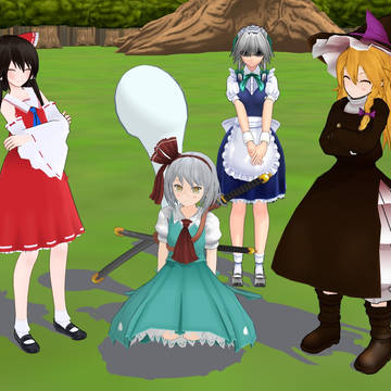 東方自機組(新作発売決定後の様子)