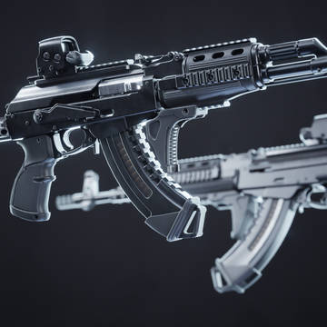 AK-47 of C-VA　アサルトライフル　 (動画付き）