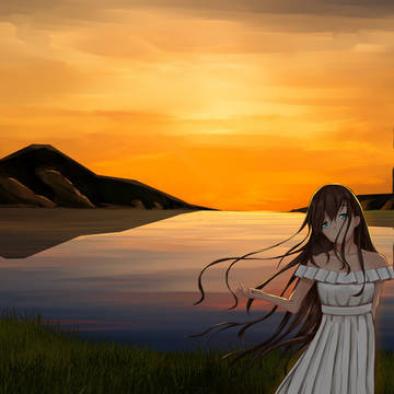 夕暮れ