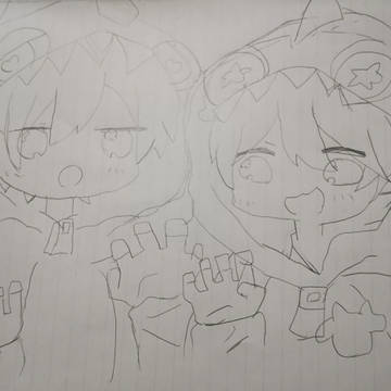 るぅとくんところんくんの恐竜パーカー