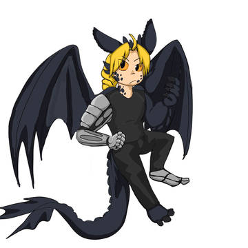 Edward elric dragon chimera