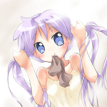 手ツインテ。