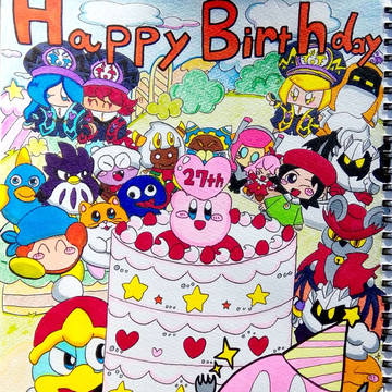 星のカービィ27周年おめでとう！！！🎁🎂🎉