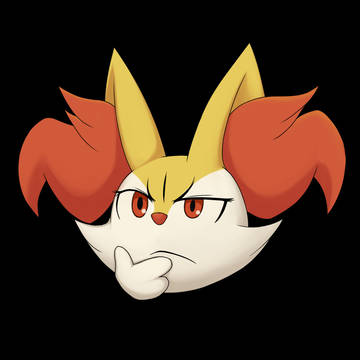 thinking braixen face