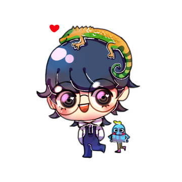 Chibi Couple Photo Profile