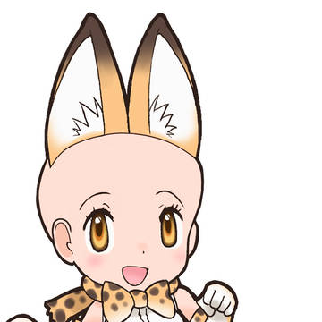 サーバル、フェネック、アライグマ、かばん