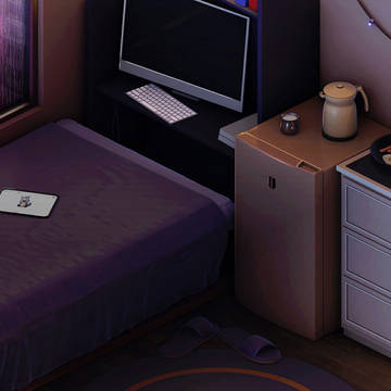 Cyberpunk room
