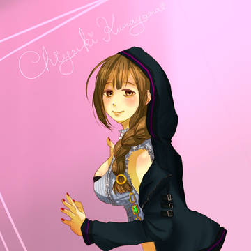千雪さんに着てもらった
