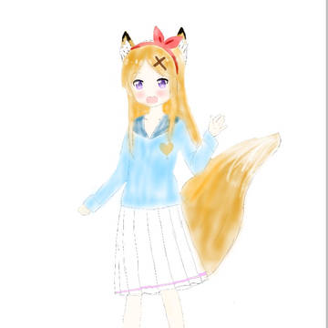キツネの擬人化