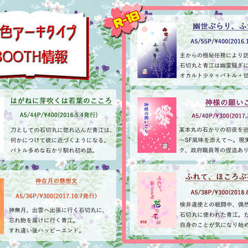 緋色アーキタイプ頒布物【BOOTH公開中】