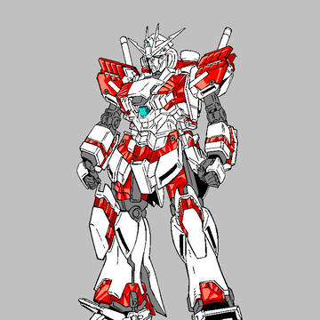 ナラティブガンダム(塗り絵)