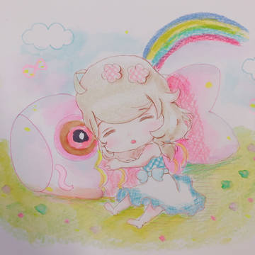 鯉のぼりとこずえ