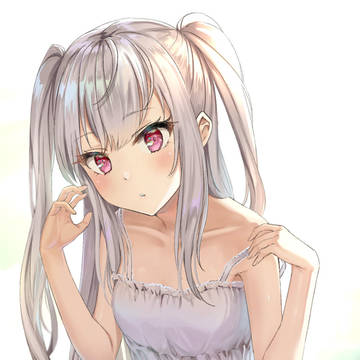 銀髪の女の子