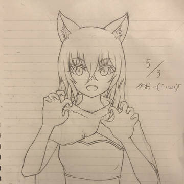 がおー(「・ω・)「