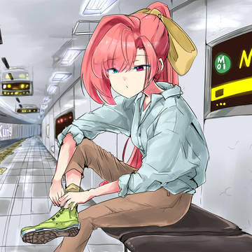 私服姿のソロモンちゃん