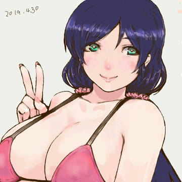 絵板で描いた水着