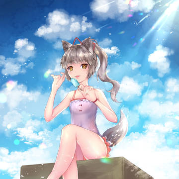 レクィナと海