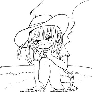 線画交換用の線画