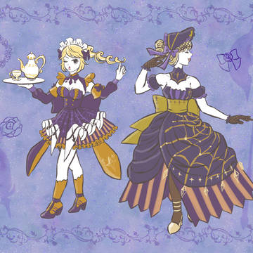 ハロウィンプリシラ＆アイシャ
