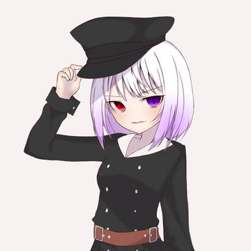 백발 제복 소녀