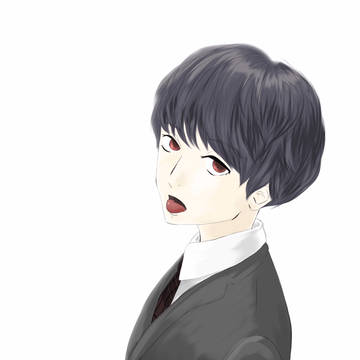 スーツ後輩