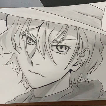 中原中也を描いいて見ました