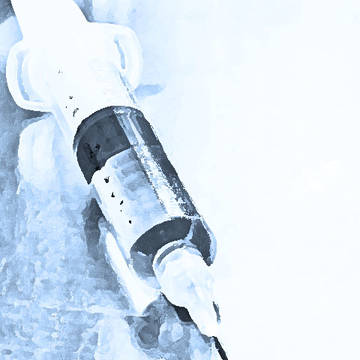 【Pixiv小説表紙用フリー素材】シリンジ・注射器　医療ネタ用
