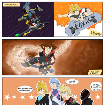 Sora Surfing Keyblade.