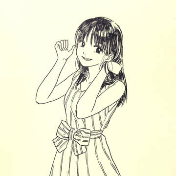 ワンピースの女の子