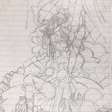 模写ってみた(線画)