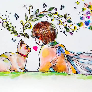 猫と女