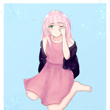 目を覚ましたばかりの令和ちゃん