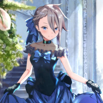 エスコート待ちのアンジェさん。