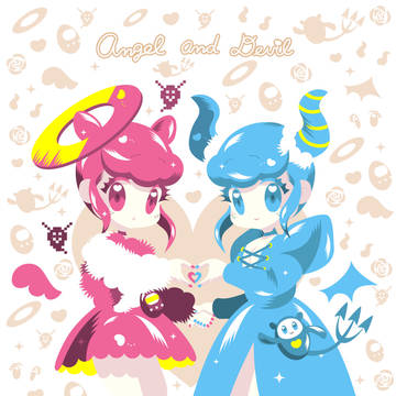 天使ちゃんと悪魔ちゃん