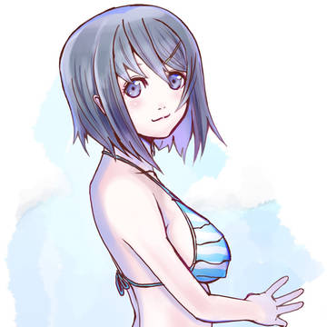 もう暑いし水着描いてもいいよね