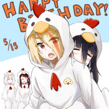 二階堂サキちゃんお誕生日イラスト