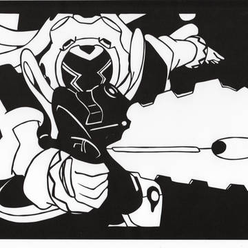 【切り絵】キングゲイナー_OVERMANキングゲイナー