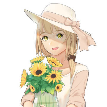 ヒマワリ少女