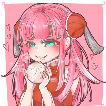 香月チャンは肉まんがお好き