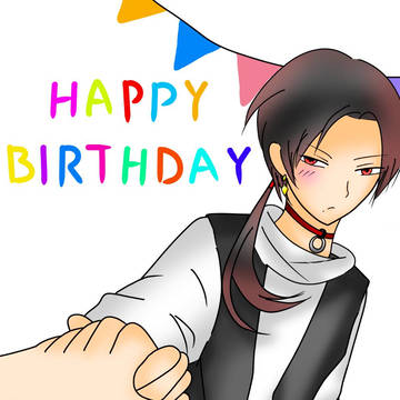 友達の誕生日に描いた加州清光の過去と今