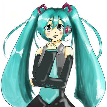 hatsune miku.