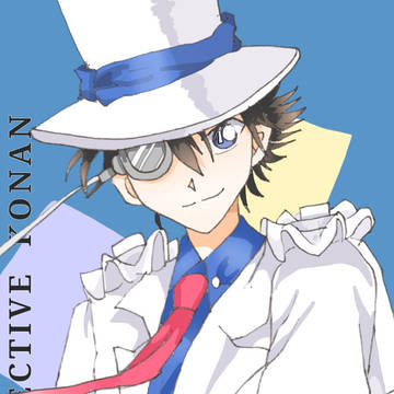 名探偵コナン  怪盗キッドさん描いてみた