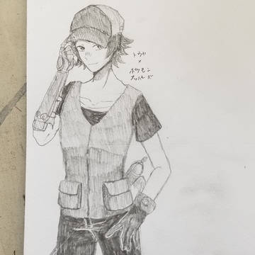 ポケモンのトウヤくんにポケモンナッパーズの服を着せてみた
