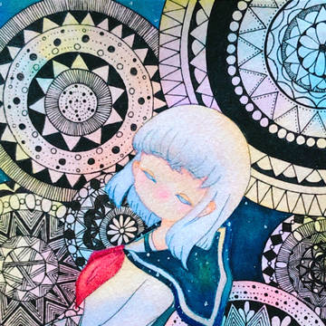 宇宙と少女