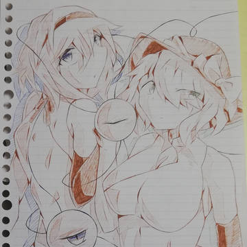 こいしさとりとイロペンと…
