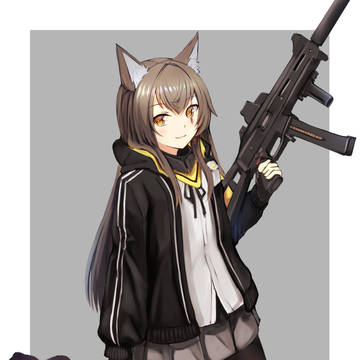 UMP45 Mod.ケモミミ