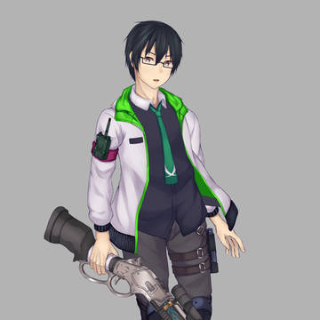 現代ファンタジー風　キャラデザ