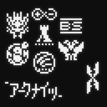 明日方舟像素風LOGO
