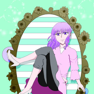 額縁少女