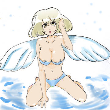 天使をかいてみた